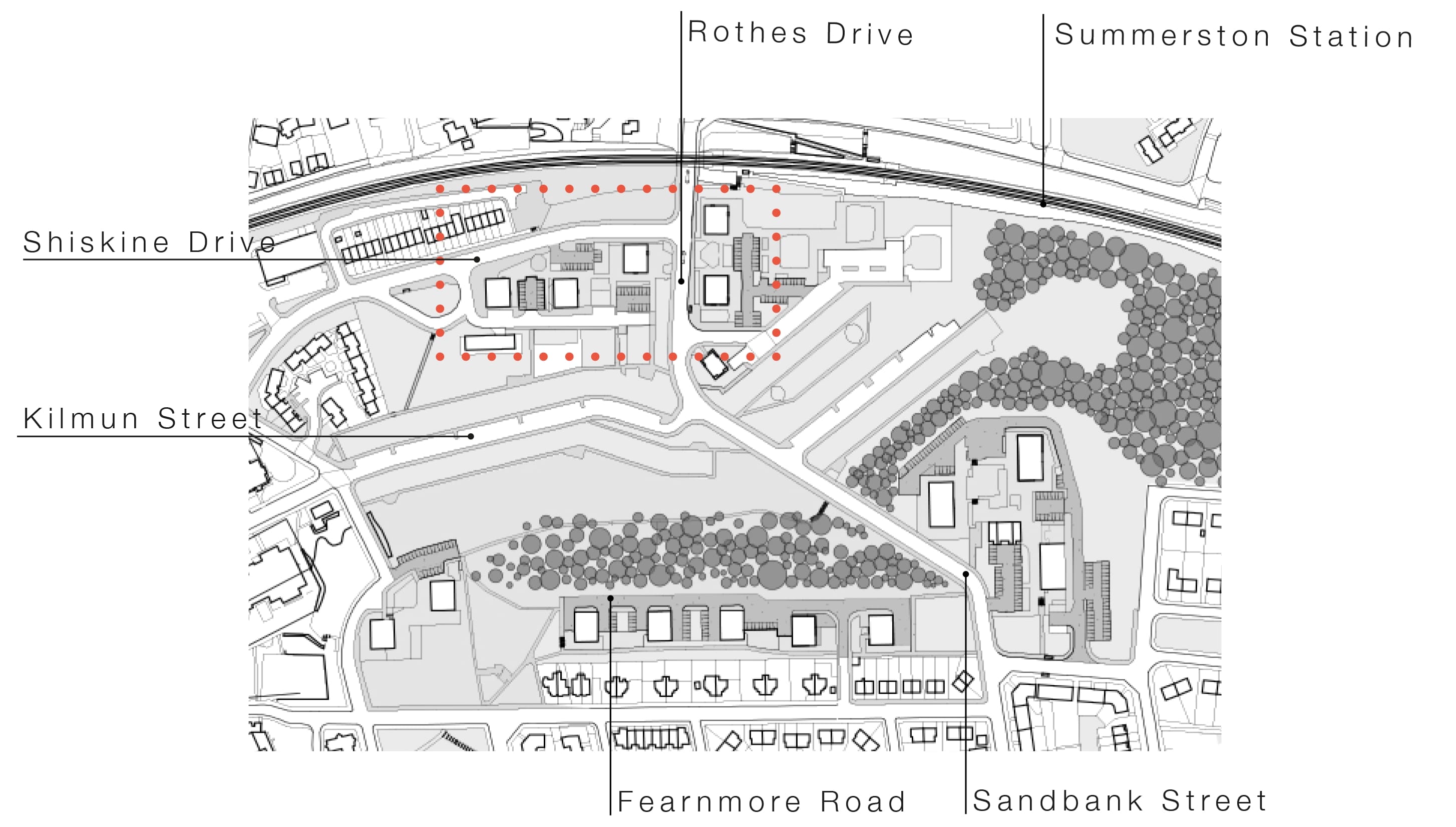 Existing Site Overview B&W